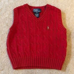Polo Ralph Lauren sweater vest, 12 months